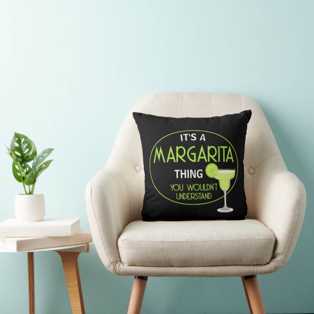 Its A Margarita Thing Mixologist Cocktail Cushion (Chair)