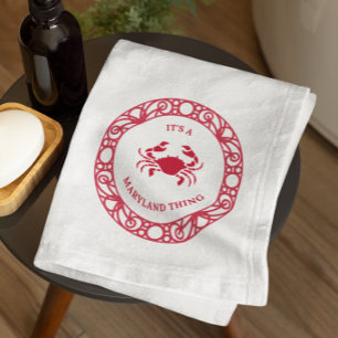 It's a Maryland Thing – Chesapeake Bay Crabs Hand Towel
