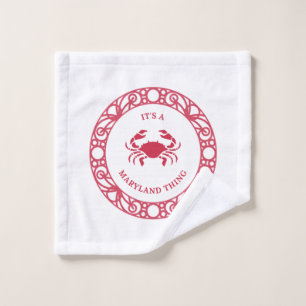 It's a Maryland Thing – Chesapeake Bay Crabs  Wash Cloth