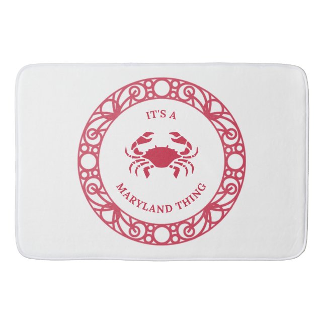 IT'S A MARYLAND THING (CRABS) BATH MAT (Front)