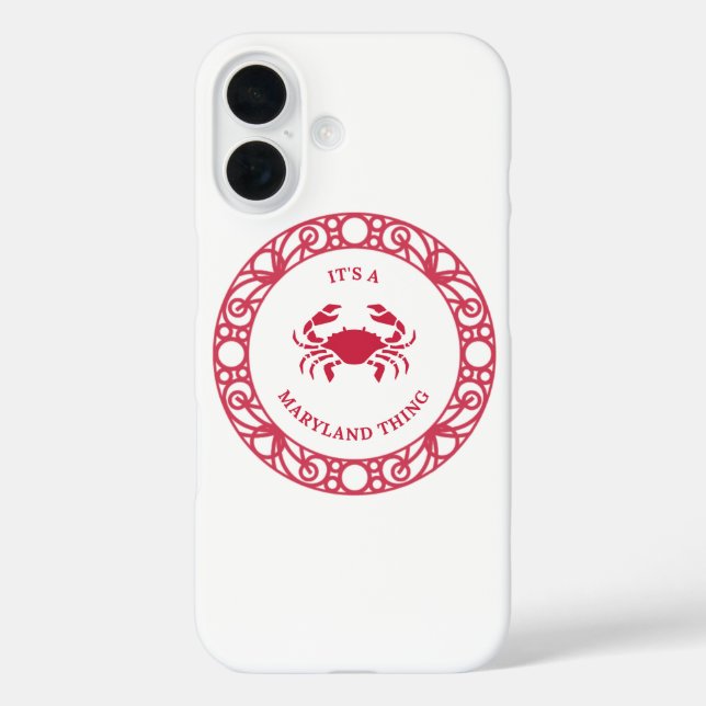 IT'S A MARYLAND THING (CRABS) iPhone / iPad case (Back)