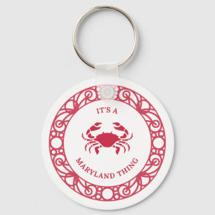 IT'S A MARYLAND THING (CRABS) KEY RING