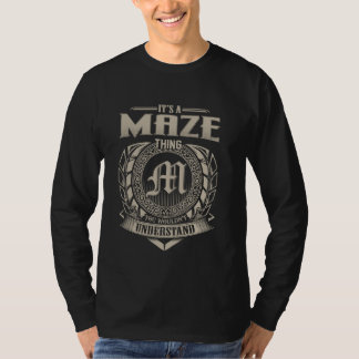 It's A MAZE Thing You Wouldn't Understand Name Vin T-Shirt