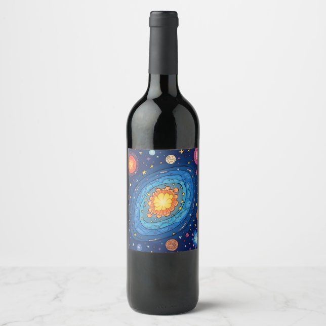 It's a milky way bottle. wine label (Front)
