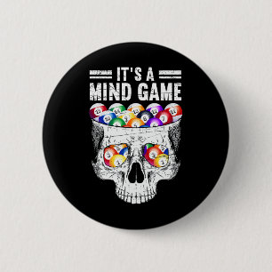 It's A Mind Game 6 Cm Round Badge