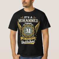 It's A Mohammed Thing You Couldn't Understand