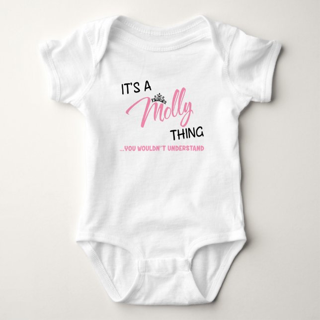 It's a Molly thing you wouldn't understand Baby Bodysuit (Front)
