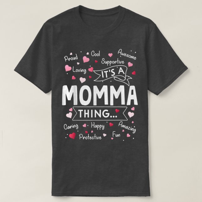 It's a Momma Thing Funny Sayings Cute Grandma Moth T-Shirt (Design Front)