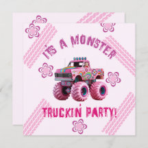 It's a Monster Truckin' Party Custom Photo 