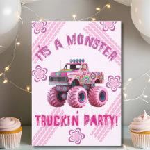 It's a Monster Truckin' Party Custom Photo 