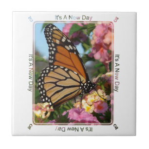 It's A New Day (Monarch Butterfly) Tile