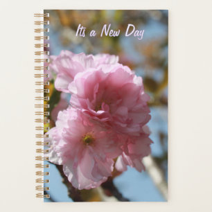 Its a New Day Pink Floral Bloom Planner
