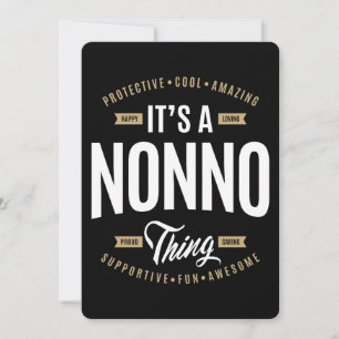 It's a Nonno Thing