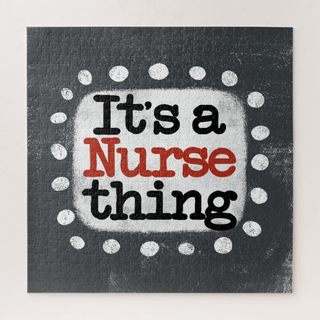 It's A Nurse Thing Jigsaw Puzzle (Vertical)