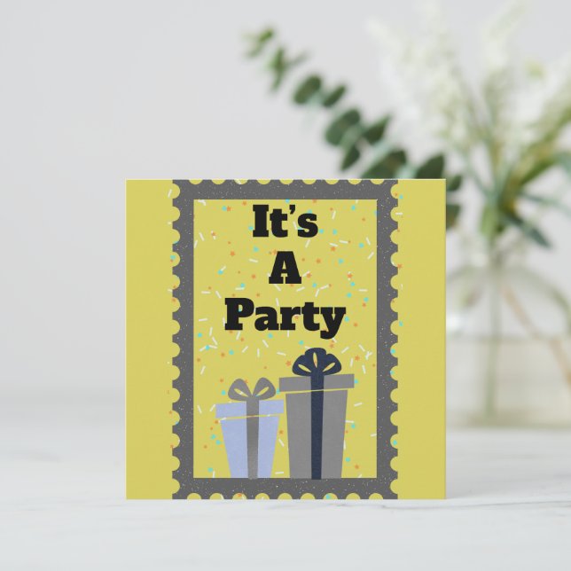 It's a Party Invite (Standing Front)