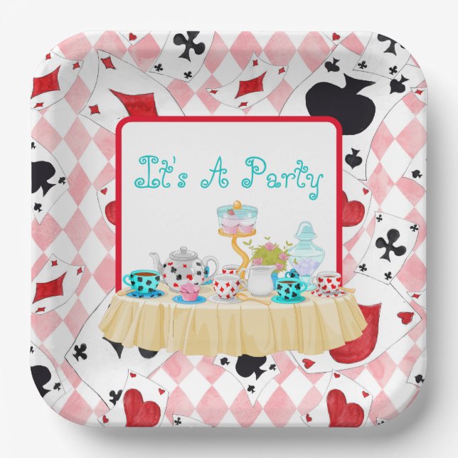 It's A Party  Paper Plate (Front)