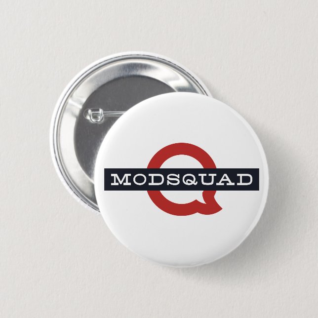 It's a pin! 6 cm round badge (Front & Back)