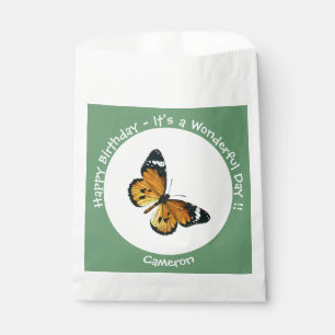 It's a Plain Tiger / African Queen Butterfly Party Favour Bag