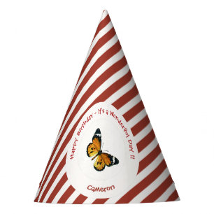 It's a Plain Tiger / African Queen Butterfly Party Hat