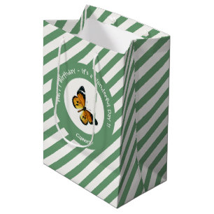 It's a Plain Tiger / African Queen Butterfly Party Medium Gift Bag