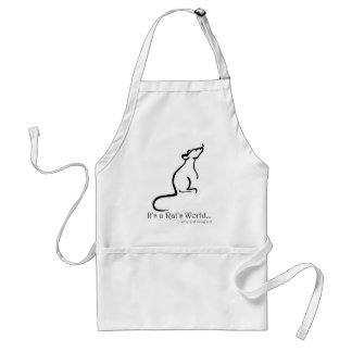 It's a Rat's World Apron