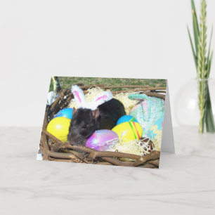 It's A Rat's World Easter card2 Holiday Card