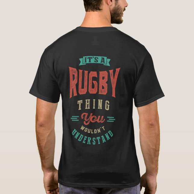 It's a Rugby Thing | T-shirt (Back)