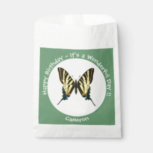 It's a Scarce Swallowtail Butterfly Birthday Party Favour Bag