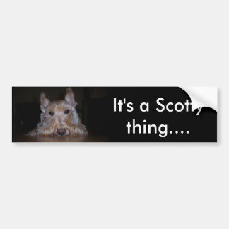 It's a Scotty thing... Bumper Sticker