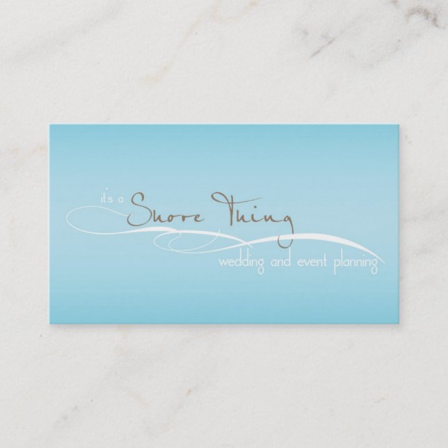 It's a Shore Thing Business Card for Ashley (Front)