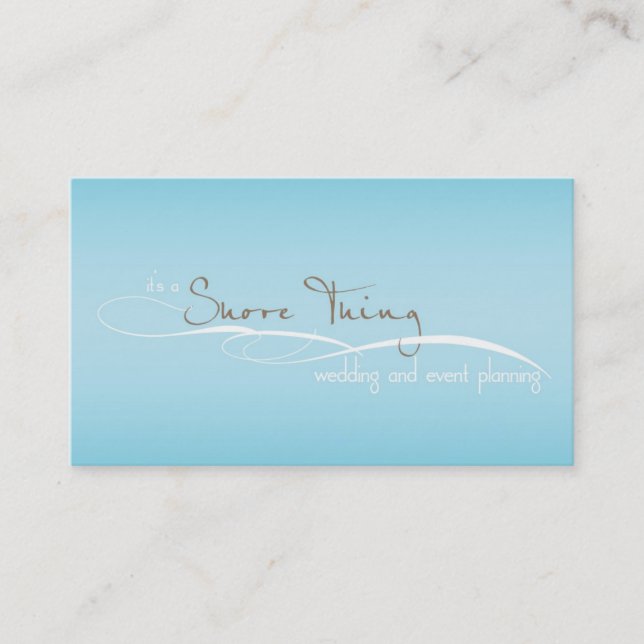 It's A Shore Thing Business Card Jennifer (Front)