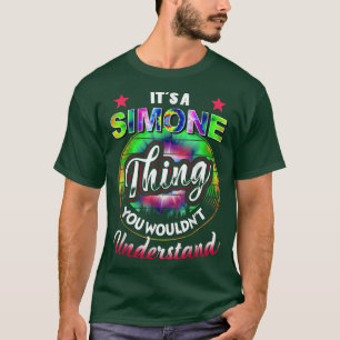 It's A Simone Thing Tie Dye 60s 70s Hippie Simone T-Shirt