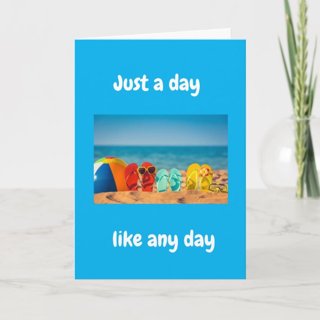 IT'S A "SPECIAL DAY" WHEN YOU TURN "50" CARD (Front)