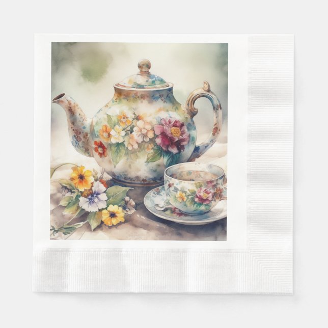 It's A Tea Party  Napkin (Front)