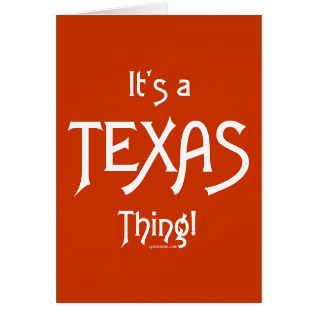 It's A Texas Thing! (Front)