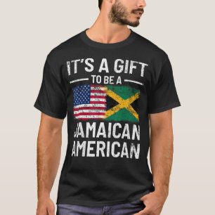 It's A To Be A Jamaican American Vintage Flag Prid T-Shirt