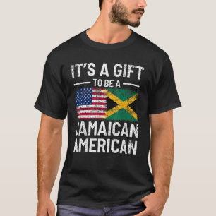 It's A To Be A Jamaican American Vintage Flag Prid T-Shirt