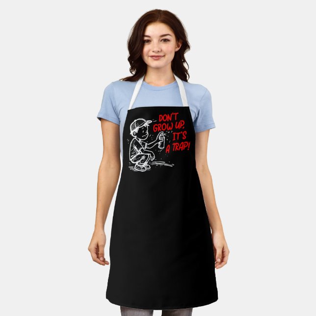 It's a trap apron (Worn)