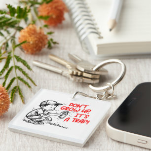 It's a trap key ring