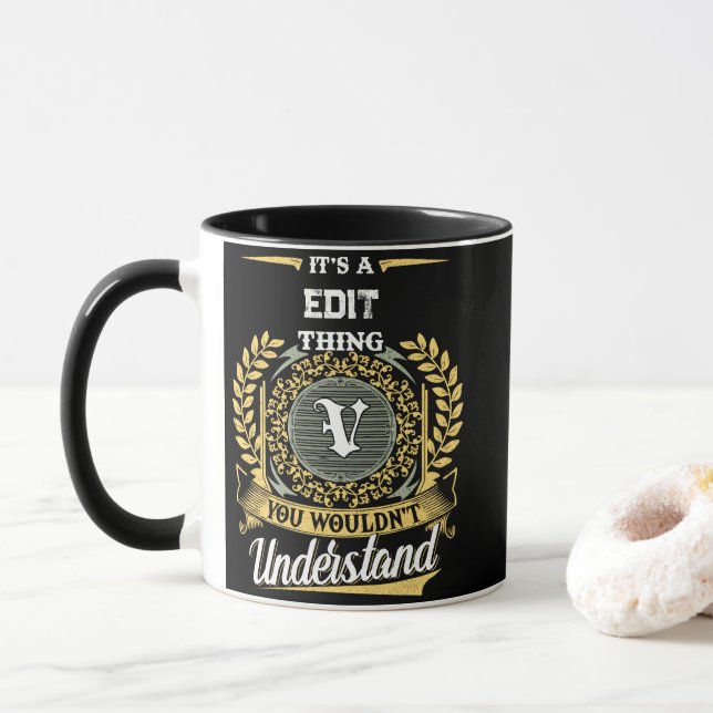 It's a V Thing You Wouldn't Understand Mug (With Donut)