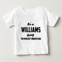 It's a Williams Thing You wouldn't understand