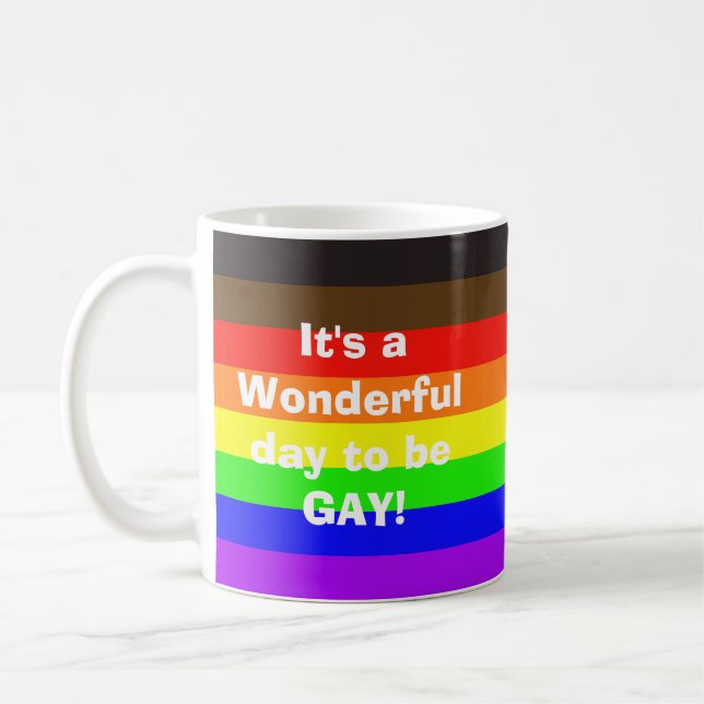 It's a Wonderful Day Coffee Mug (Left)