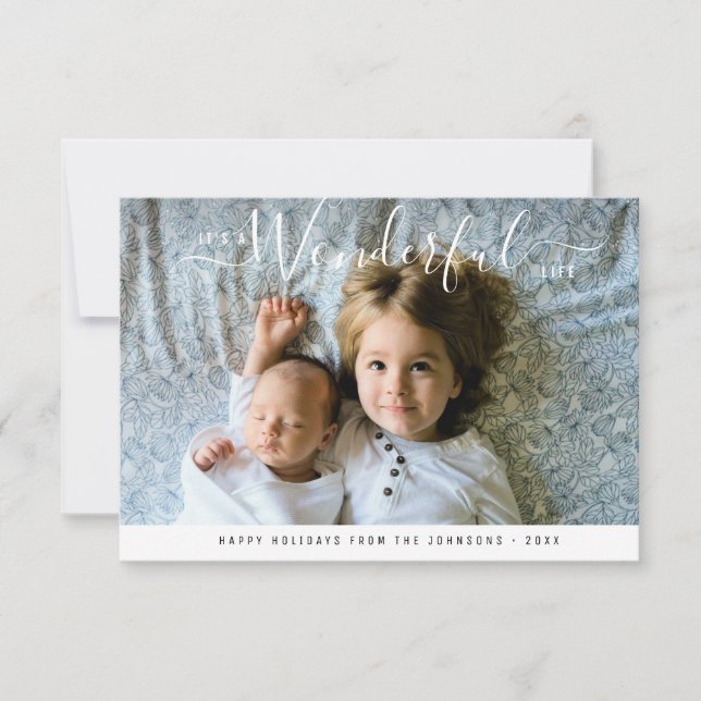 IT'S A WONDERFUL LIFE | christmas Card (Front)