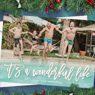 It's a Wonderful Life Christmas Photo Holiday Card