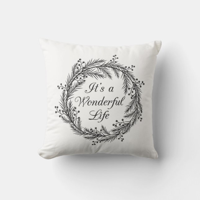 It's a Wonderful Life - Christmas Pillow (Front)
