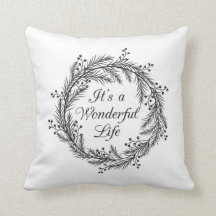 It's a Wonderful Life - Christmas Pillow