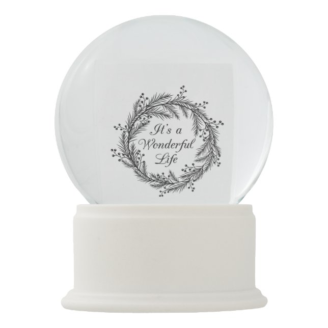 It's a Wonderful Life - Christmas Snow Globe (Front)