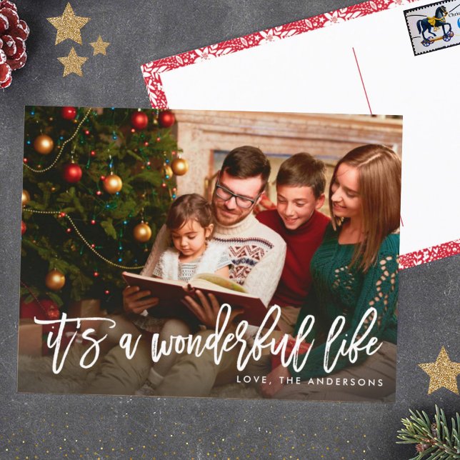 It's a Wonderful Life Holiday Christmas Postcard (Creator Uploaded)