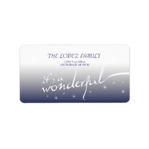 It's a Wonderful Life, Holiday Label