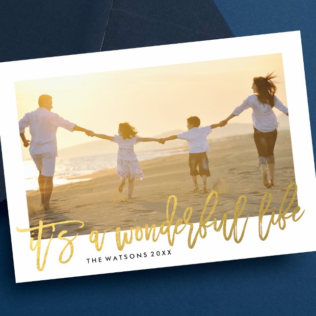 It's a Wonderful Life Holidays Photo Card (Creator Uploaded)